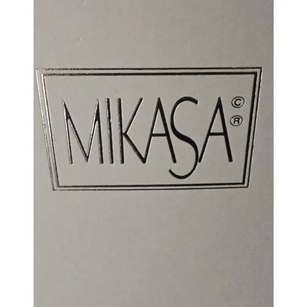 Mikasa Crystal Ice Bucket With Handle - New With Box - Never Used
